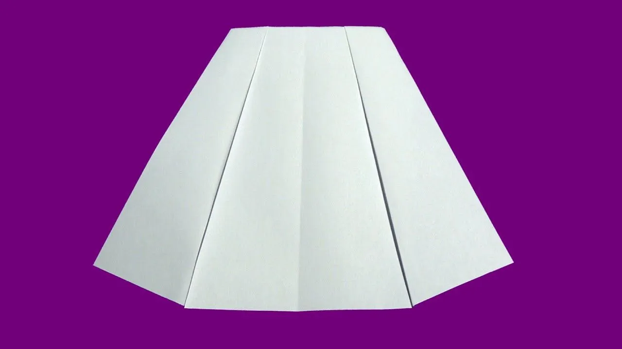 Cómo Hacer una falda de Papel origami - YouTube