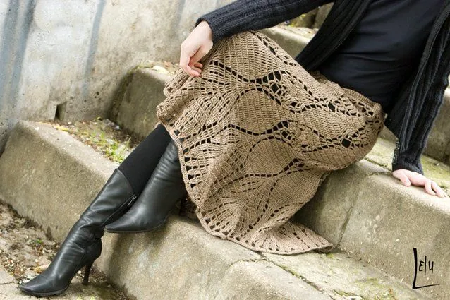 falda + patrones crochet | LA CASITA DE MABELY