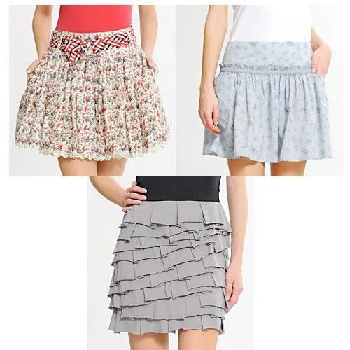 Faldas y blusas con plisados y volantes | AquiModa.com: vestidos ...