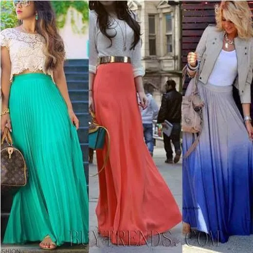 Faldas largas | Inspiración para mi estilo | Pinterest | Long Maxi ...