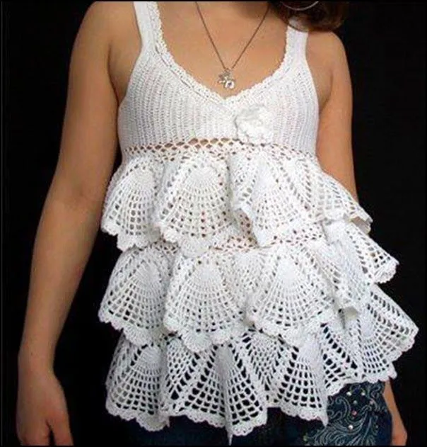 Faldas tejidas a crochet con graficos - Imagui