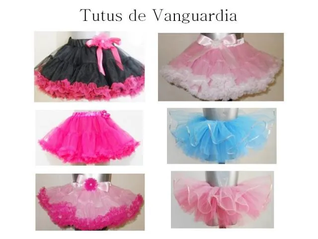 Faldas tutu (pettiskirt) de moda para niñas en Monterrey