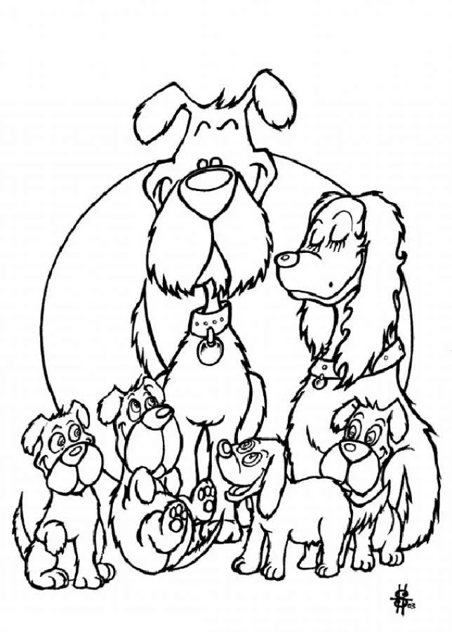 La familia Perro fox terrier - Dibujos para pintar un PERRO FOX ...