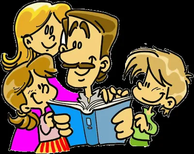 Familias de niños felices caricatura - Imagui