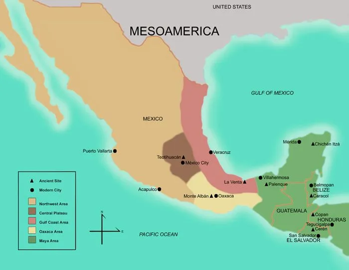 FAMSI - Mapa de Mesoamerica
