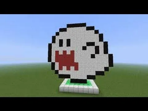 Como hacer el fantasma de mario bross en minecraft - YouTube