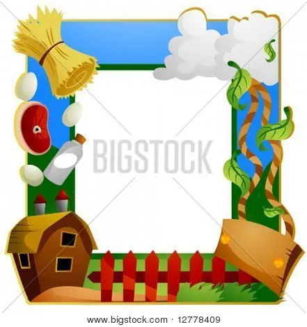Farm Frame - Vector Stock Vector & Stock Photos | Bigstock
