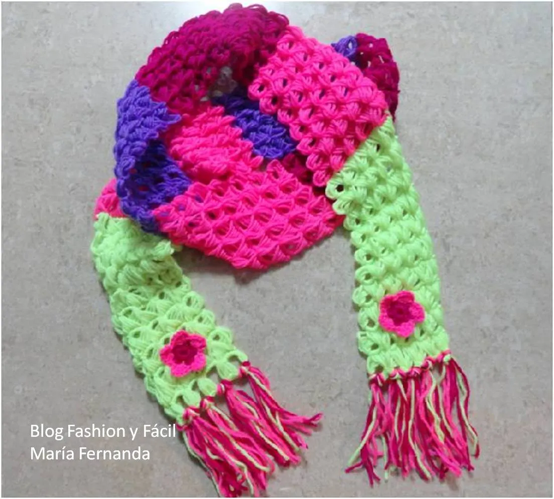 Fashion y Fácil DIY: Cómo hacer una bufanda en punto peruano, con ...