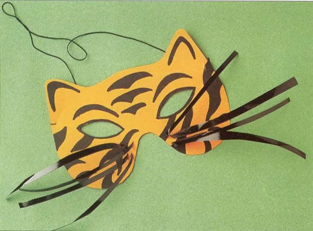Como Fazer Tudo em Artesanato: Como Fazer Uma Mascara de Tigre
