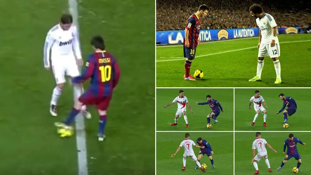FC Barcelona: 10 regates mágicos de Messi: el día que asombró a Guardiola,  'croqueta' a Sergio Ramos, su olvidado regate con el hombro... | Marca.com