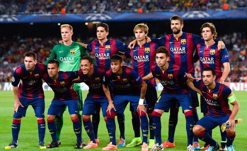 FC Barcelona Team Wallpaper 2015 | The Art Mad Wallpapers