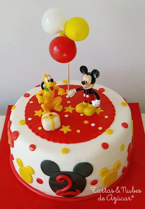 Tortas decoradas con fondant de Mickey Mouse - Imagui