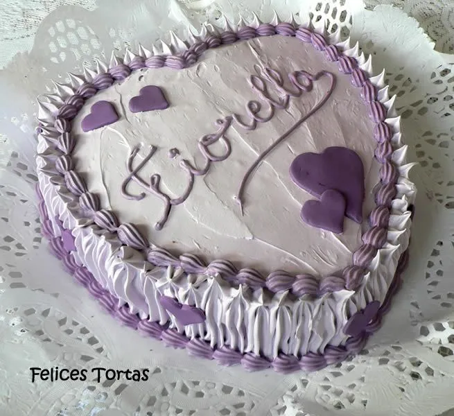 Felices Tortas!: Corazón para Fiorella