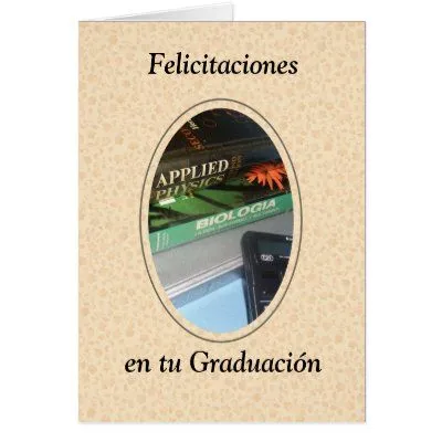 Felicitaciones en tu graduacion cards | Zazzle.