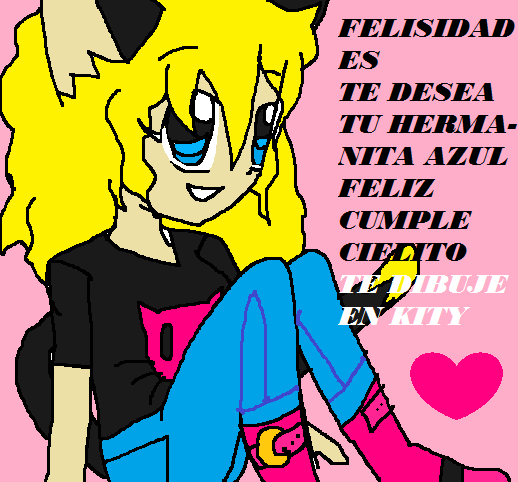 FELIZ CUMPLE HERMANA CIELO KITY by AzulTG on deviantART FELIZ CUMPLE HERMANA CIELO KITY by AzulTG on deviantART