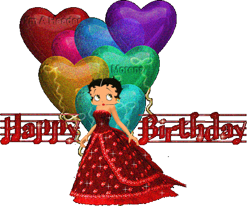 Imágenes de Betty Boop de feliz cumpleaños - Imagui