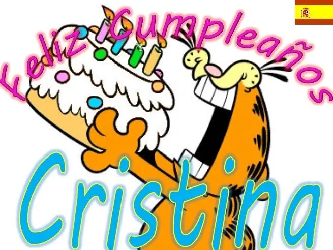 Feliz cumpleaños cristina - Imagui