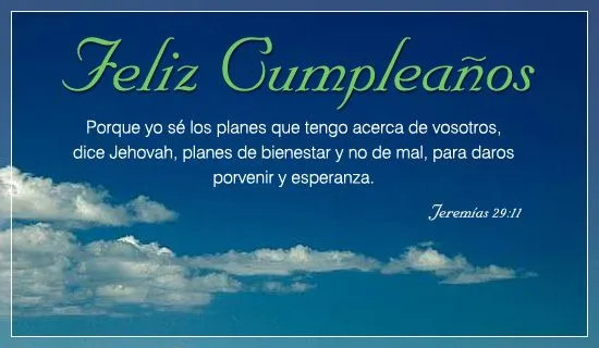 Feliz Cumpleaños, Feliz Cumpleanos - Free Christian Ecards ...