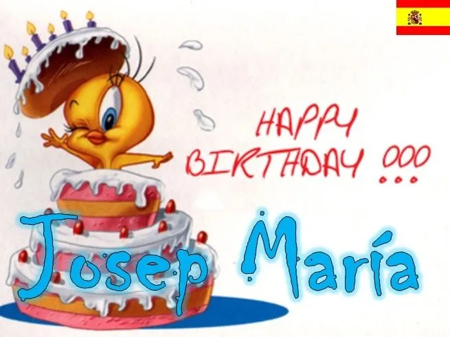 Feliz Cumpleaños Josep María!