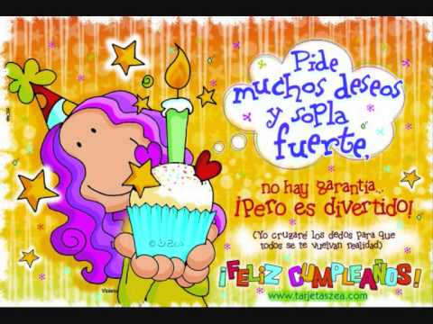 FELIZ CUMPLEAÑOS MARIA OLIMPIA!!!! - YouTube