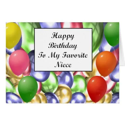 Feliz cumpleaños a mi sobrina preferida tarjetas de Zazzle. Feliz cumpleaños a mi sobrina preferida tarjetas de Zazzle.