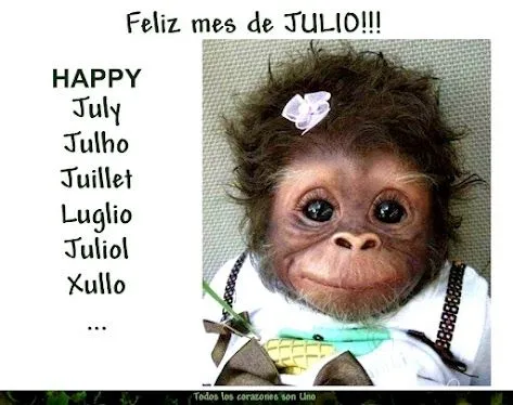 Feliz mes de Julio, Happy July - Imagenes con Frases, Fotos y ...