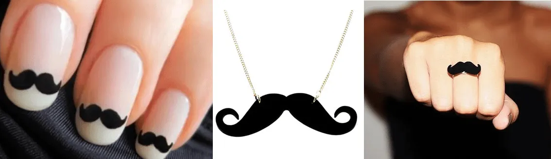 El poder femenino del "mustache" – Tienda Prendelis