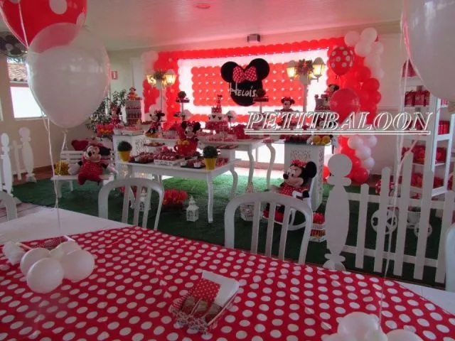 Festa infantil Minnie vermelha - Imagui
