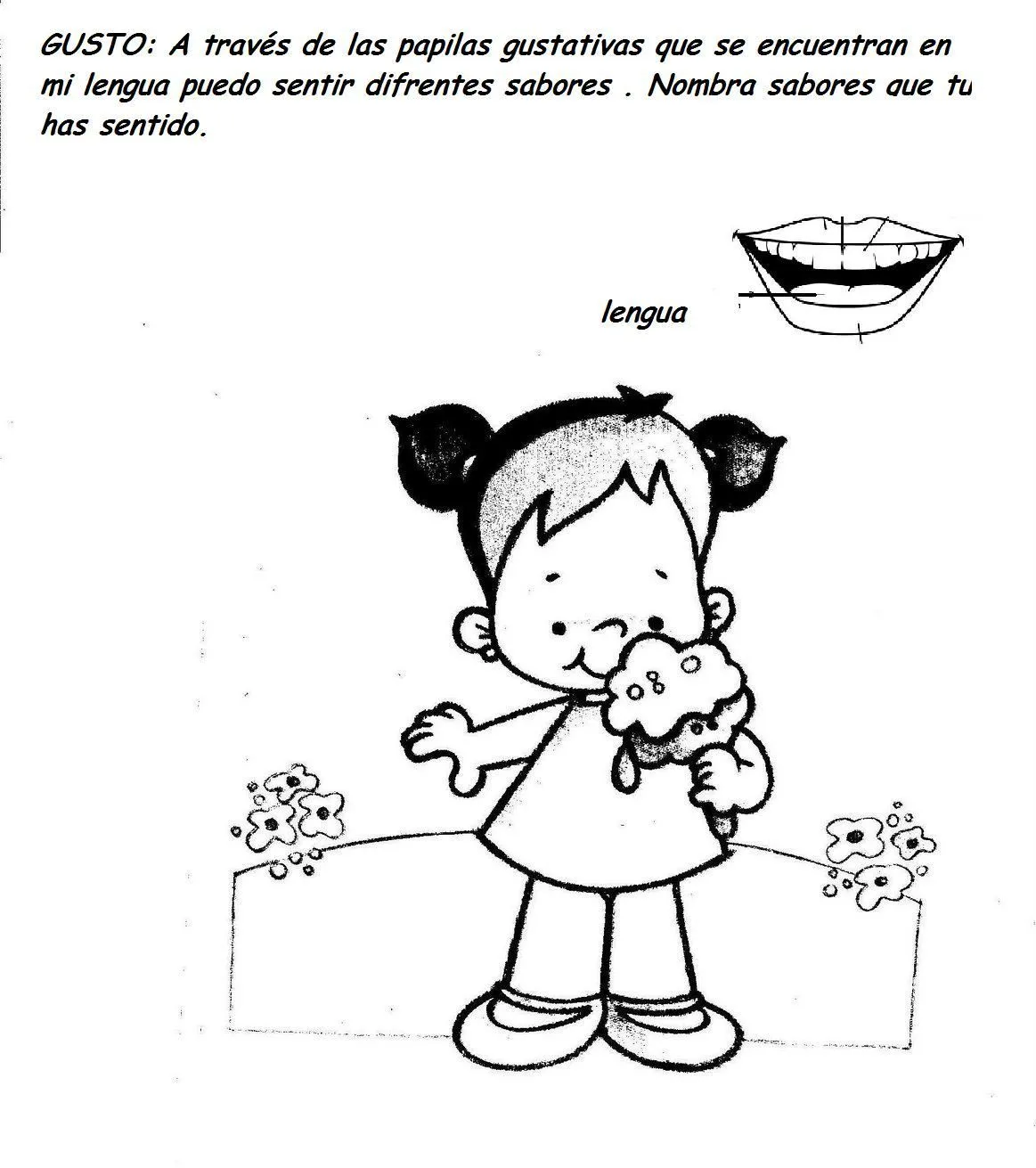 Fichas Infantiles: Fichas de los sentidos para imprimir