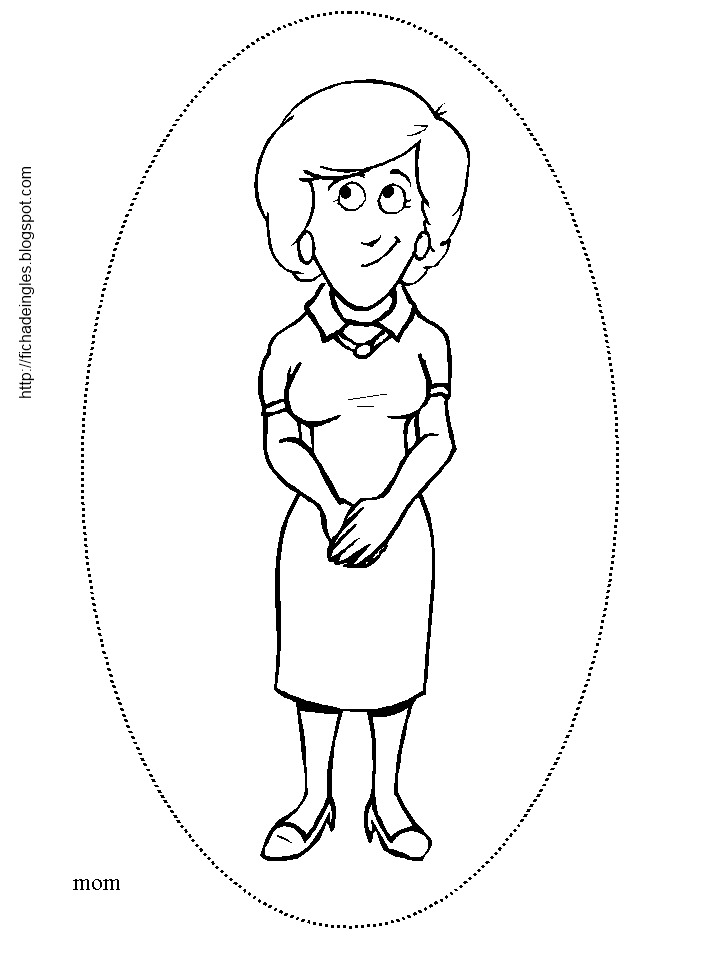 Fichas de Inglés para niños: Family members Fichas de Inglés para niños: Family members