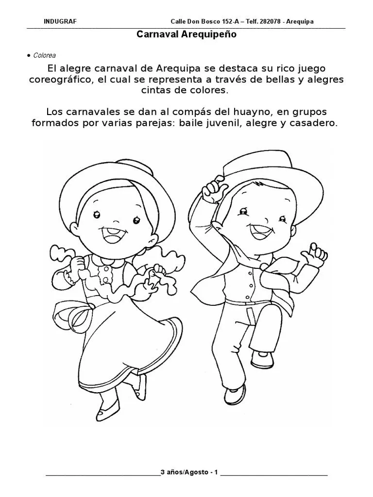 Fichas para Niños de Pimer Grado | PDF | Desfile | Bailes