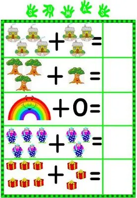 FICHAS DE SUMAS PARA IMPRIMIR GRATIS : FICHAS PARA NIÑOS