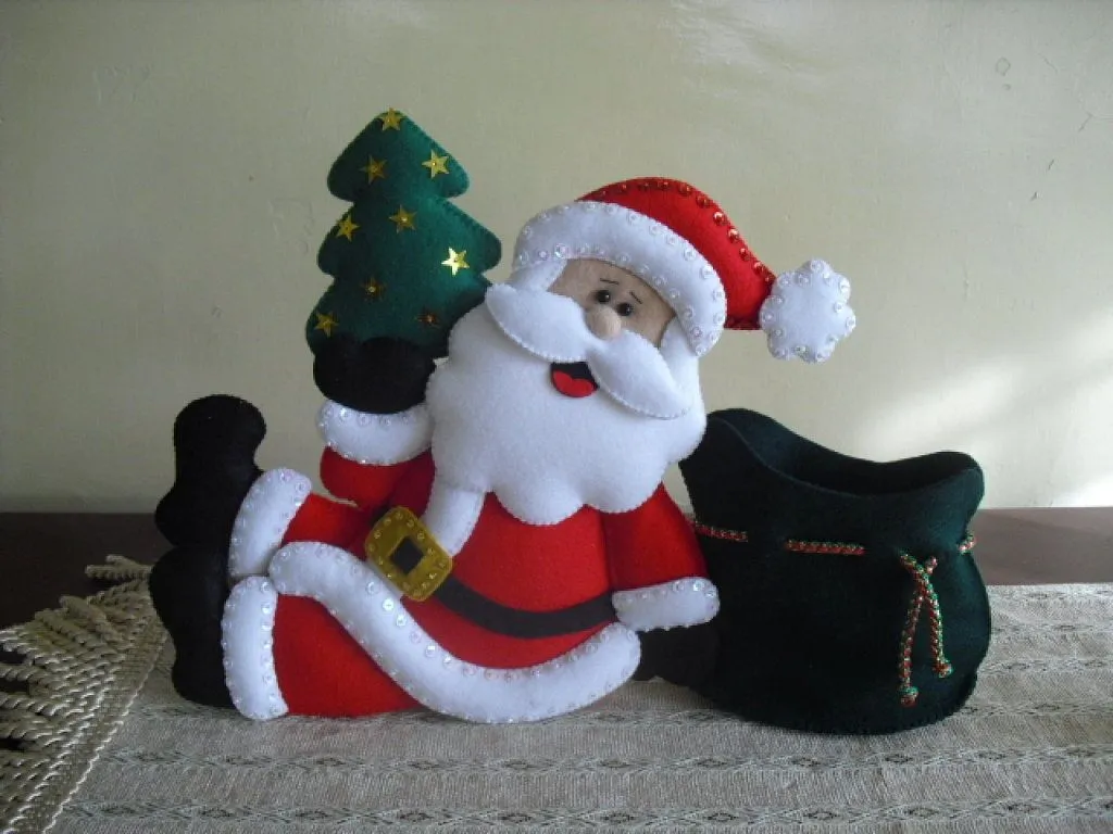 Manualidades navideñas en fieltro 2012 - Imagui