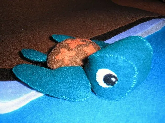 ... en fieltro de la tortuga chiqui de la pelicula de disney buscando a ... en fieltro de la tortuga chiqui de la pelicula de disney buscando a