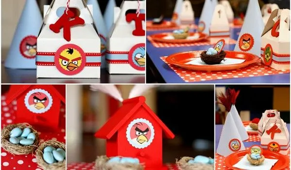 Fiesta de Angry Birds para niños | EntreChiquitines. Embarazo ...