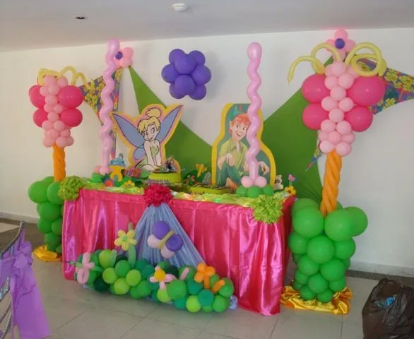 Fiesta Campanita Mesa Fantasia | globos para fiestas | Pinterest ...