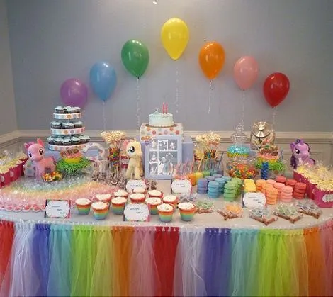 Decoración para cumpleaños de My Little Pony - Imagui