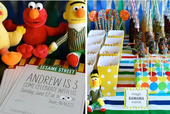Fiesta de Cumpleaños de Plaza Sesamo - Sesame Street : Fiestas ...