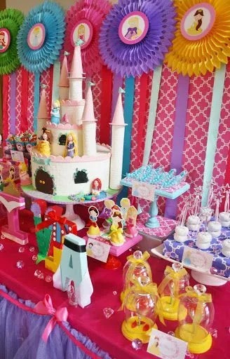 Fiesta Cumpleaños Princesas Disney. Decoración e ideas. Ideas para ...