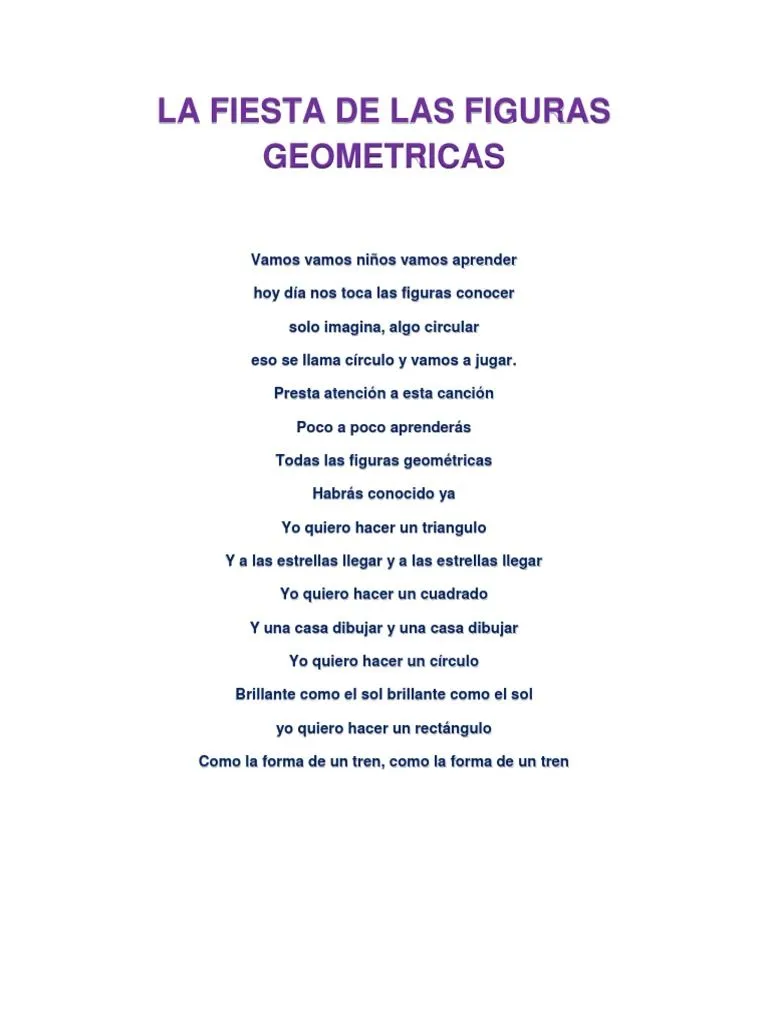 La Fiesta de Las Figuras Geometricas | PDF | Geometría | Geometría Elemental