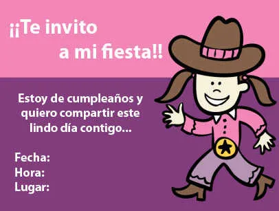 Fiesta infantil al estilo Vaquera para niñas | Fiesta101