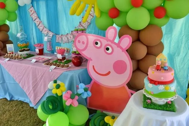 Fiesta Infantil Motivo Peppa Pig - Telares & Manualidades