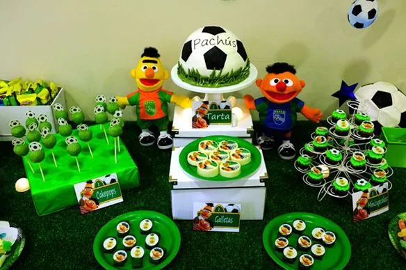 Fiesta infantil con tematica de futbol - Imagui