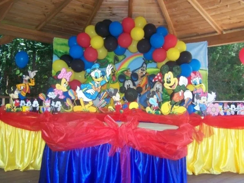Fiesta Infantiles de Mickey Mouse Clubhouse - Party Ideas | Arcos ...