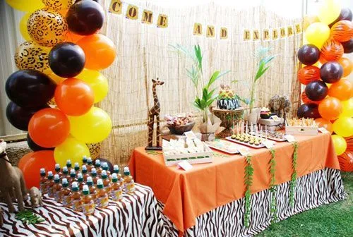 Fiesta jungla / Jungle party on Pinterest | Jungle Party, Safari ...