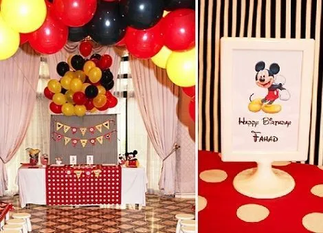 Ideas para una fiesta de Mickey Mouse