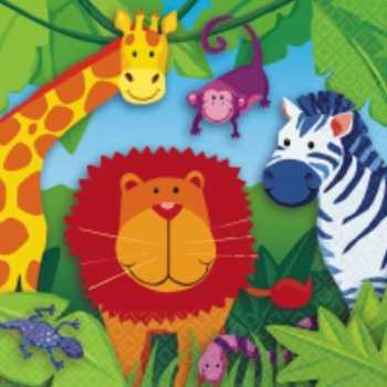 Fiesta para niños con temática de animalitos de la jungla | Fiesta101