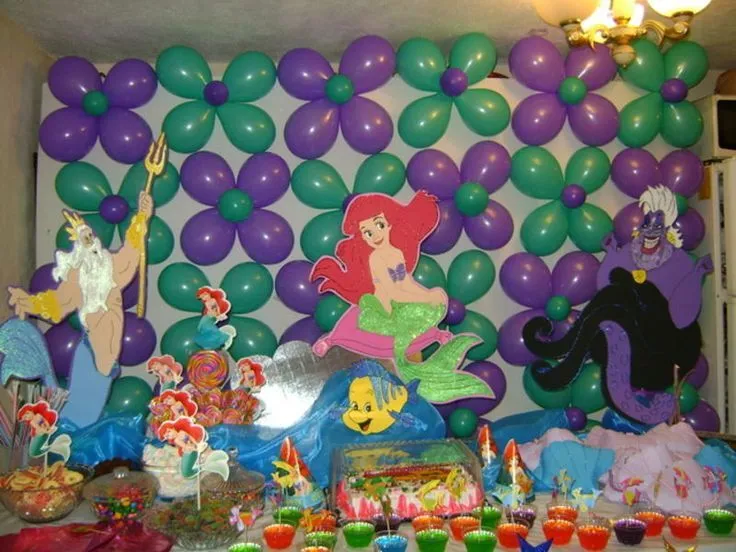 La sirenita on Pinterest | Fiestas, Mesas and Mermaid Party Food