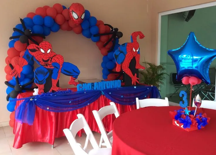 Fiesta de spiderman on Pinterest | Spiderman, Superhero Party and ...