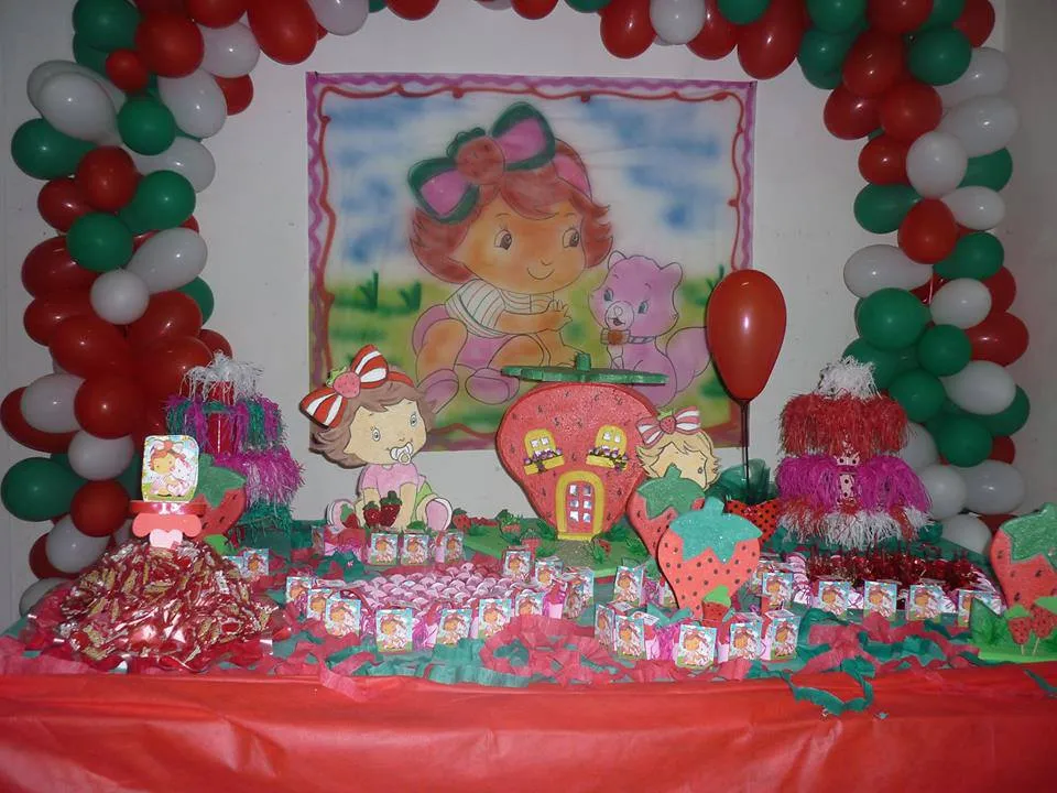 Fiesta tematica de rosita fresita (10) - Decoracion de Fiestas